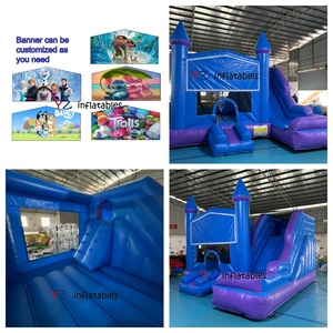 Châteaux gonflables modulaires 7 en 1 avec toboggan, bannière, château gonflable, gonflable d'extérieur, commercial - Product Image 6