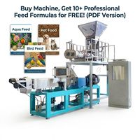 Extrudeuse à double vis SLG95 pour la fabrication d'aliments pour poissons, machine à granulés flottants expansés 1TPH, équipement de traitement aquatique, usine chinoise