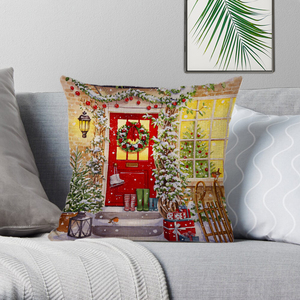 Giáng sinh trang trí đáng yêu mèo <span class=keywords><strong>Xmas</strong></span> trang trí Giáng sinh thả gối trường hợp quà tặng - Product Image 4