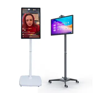 High Compatibility 21 24 27 32 Inch Android12 Portable Television Stand By Me Tv In-cell Touch Screen Monitor With Camera