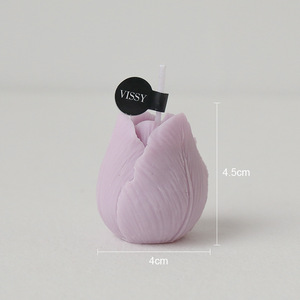 <span class=keywords><strong>Candela</strong></span> Artigianale in Cera di Soia Profumata alla Rosa, Souvenir Ecologico per San Valentino - Product Image 4