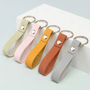 Customized Promotional Gifts PU <b>Leather</b> Car <b>Keychain</b> Creative Pendant Business Gift <b>Leather</b> Car Custom Logo PU <b>Leather</b> Key Chain - Product Image 1