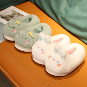 Personalizado lindo cálido pato de dibujos animados de peluche de juguete de las mujeres niños adultos invierno zapatillas de interior - Product Image 3