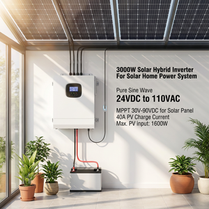 Inversor Solar Híbrido <span class=keywords><strong>SRNE</strong></span> 3KW 5KW 110VAC 24V 48VDC con <span class=keywords><strong>Controlador</strong></span> de Carga Solar <span class=keywords><strong>MPPT</strong></span> de <span class=keywords><strong>60A</strong></span>, Todo en Uno, Fuera de la Red, con WiFi - Product Image 6