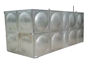 10000 liter SS316 SS304 tangki air minum Metal tangki air Stainless Steel