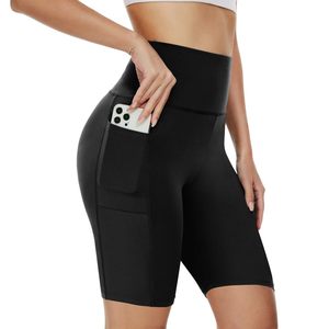 Legging de yoga pour <span class=keywords><strong>femme</strong></span> 2024, <span class=keywords><strong>taille</strong></span> haute, coupe ajustée, extensible dans les quatre sens, sans couture, longueur genou, effet galbant fessier, avec poches, grandes tailles - Product Image 1