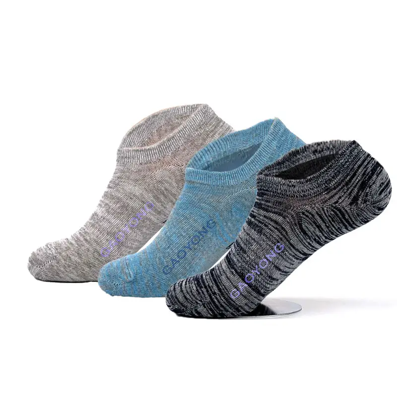 Mens No Show Low Cut Casual Invisible No See Athletic Cotton Non-slide non slip anti slip grip anti-slip non-slip Socks