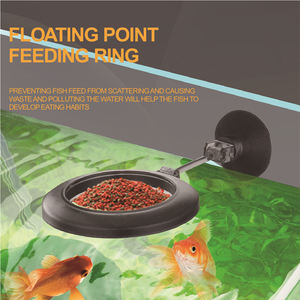 ZOOBAM Atacado Acrílico Transparente Fish Tank Alimentação Tubo Aquário Alimentador De Camarão com Ventosas Anel Alimentador De Peixe - Product Image 3