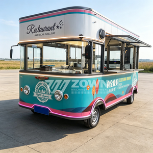 Mobile Food Cart Concession Factory-Direct Sales <b>Snack</b> Food Hotdog Chips Street Cart Trailer Mobile <b>Bar</b> - Product Image 1