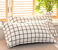 Parure de lit 4 pièces en microfibre imprimée de luxe, drap de lit, housse de couette et taies d'oreiller, vente en gros
