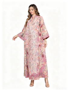 Vestido Abaya con lentejuelas estampadas en oferta, disponible en stock. |   Nuevo Vestido Largo Elegante con Lentejuelas, Venta al Por Mayor de Fábrica - Product Image 1