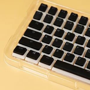 أغطية المفاتيح المخصصة بلون أسود بودنغ شيمر كيكاب DSA XDA OEM Cherry MX dual Shot PBT Keycap