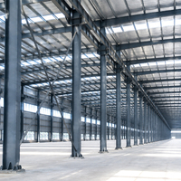 Nave Industrial Prefabricada con Estructura de Acero Tipo H, Capacidad de Carga de Grúa, Estructura de Acero Ligero, Planta de Fabricación de Maquinaria
