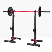 Prix de gros : Rack de musculation en acier réglable et modulable, durable, pour presse à banc, entraînement fitness et squat sécurisé