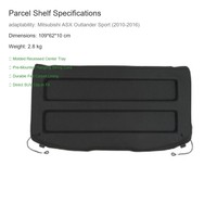 Couvercle de coffre rigide pour SUV Mitsubishi ASX, panneau de protection de coffre 7250A224HA 7250A224
