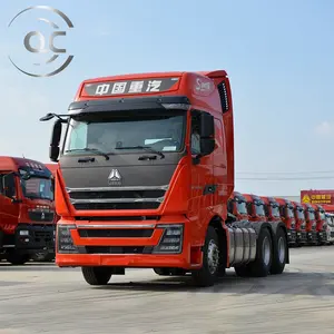 Çin yepyeni Sinotruck 6x4 10 tekerlek Howo T7h Cng traktör kamyon kullanılan Cng traktör kamyon kafa Sitrak C7h traktör kamyon