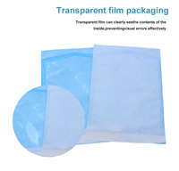 Rouleau de sachets de stérilisation haute pression jetables professionnels en papier-plastique, facile à utiliser, pour ciseaux et pinces chirurgicales