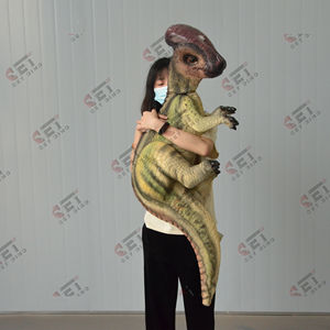 หุ่นไดโนเสาร์แบบกำหนดเองได้ หุ่นมือไดโนเสาร์เด็กเหมือนจริง สำหรับความบันเทิงและการแสดง ขายดีจากโรงงาน - Product Image 5