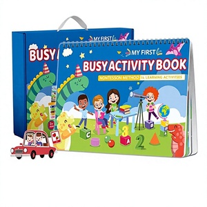 <span class=keywords><strong>Livre</strong></span> d'autocollants éducatifs et sensoriels pour enfants, prêt à l'emploi, à déchirer et à coller, silencieux, pour l'apprentissage précoce, transfrontalier - Product Image 1
