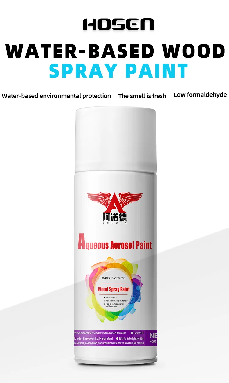 Arnold 450 ml wasserbasierte Holz-Aerosol-Sprühfarbe mehrfarbige Latexfarbe