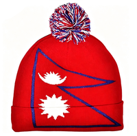 Nouveauté : Bonnet tricoté avec drapeau de Malaisie pour femmes et hommes, bonnet à pompon, bonnet chaud d'hiver, doux, extensible, pas cher, vente en gros personnalisée