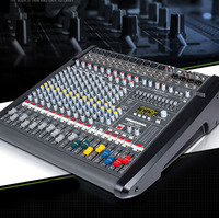 PM1003 Mélangeur audio professionnel 1000W 10 canaux avec double effecteur DSP + construction métallique de réverbération fantôme 48v pour une utilisation sur scène