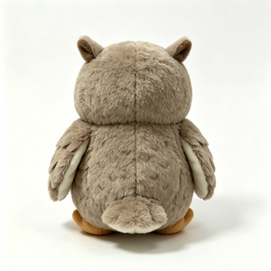 Peluche Hibou Personnalisée, Peluche Hibou des Granges, Peluche Hibou des Forêts, Cadeau Hibou pour Crèche, Jouet Animal de la Forêt, Peluche Hibou Neutre - Product Image 3