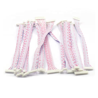 JST XH 2.54mm Pitch 2/3/4/5/6/7/8/10/12 Pin Female to Female Connector with 26AWG Red White Wire Cable XH2.54 Double-ended Plugs