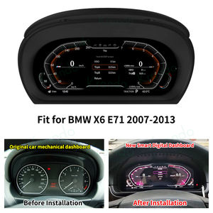 Krando Layar LCD Pintar Mobil 12,<span class=keywords><strong>3</strong></span> Inci, Monitor Dashboard Mobil untuk BMW X6 E71 X5 E70 CCC CIC, Pemutar DVD Mobil, Instrumen - Product Image 3