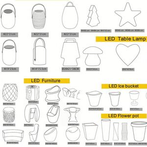 40 Cm Màu Sắc Thay Đổi Ghế Ánh Sáng LED Cube/Nhấp Nháy LED ICE CUBE Với Ánh Sáng LED Có Thể Xếp Chồng Nhỏ Nhựa Cube pin Ánh Sáng - Product Image 6