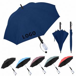 Sombrilla con Ventilador de 23 Pulgadas (105 cm de Diámetro Abierto), con Rociador de Agua, Revestimiento Resistente a los Rayos UV, para Actividades al Aire Libre en Verano - Product Image 2