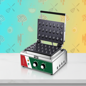 Machine à gaufres et crêpes multifonctionnelle électrique commerciale pour noix et œufs, appareil à faire des gaufres aux fruits et aux noix - Product Image 3