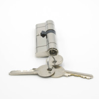 Conception et fabrication 60mm 120mm 30 degrés cylindre de serrure de porte de sécurité en laiton