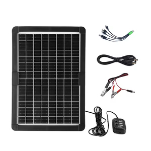 Hot Sales 15W Solar Panel IP65 to Charge 12V/6V Battarey or Usb Output From FUZHAO Factory Directly Sales - Product Image 1