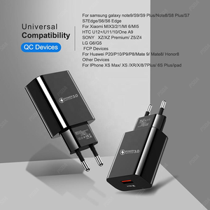 EU/US Plug USB Power Portable Home Wall Travel Power <strong>Charging</strong> <strong>Adapter</strong> for iPhone 17 Samsung Xiaomi 18W Quick Charge QC3.0 - Product Image 4