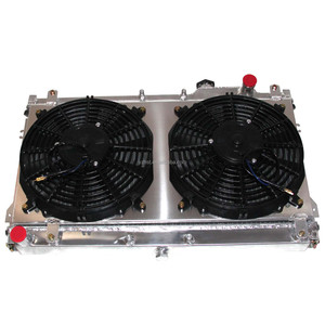 Para Mazda <span class=keywords><strong>Mia</strong></span> 1.6L I4 1989-1997 Radiador <span class=keywords><strong>de</strong></span> aluminio completo con cubierta <span class=keywords><strong>de</strong></span> ventilador - Product Image 5