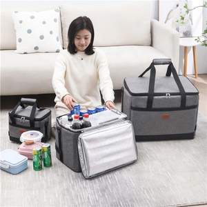 Große Kapazität 10L 35L 68L Auslaufs ichere isolierte thermische Lebensmittel lieferung Kühltasche Picknick-Kühlschrank tasche für Autos - Product Image 2