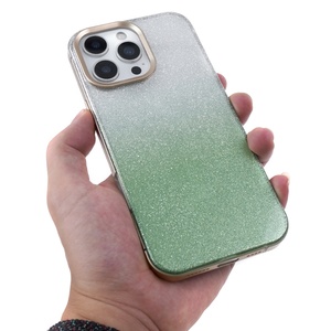 Ốp điện thoại sang trọng cho 15 Pro Max TPU + PET + Chất liệu nhôm chống sốc chống vân tay màu sắc tùy chỉnh phong cách đơn giản - Product Image 1