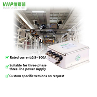 Filtre RFI triphasé VIP3 10A 480V de qualité industrielle, suppresseur de bruit de ligne électrique CA pour l'alimentation industrielle en Amérique du Nord