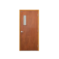 Portes en bois massif ignifugées avec quincaillerie de marque chinoise de premier plan - Utilisation commerciale et scolaire pour un design moderne