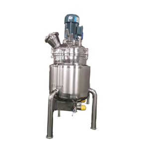 Émulsifiant homogénéisateur mélangeur à cisaillement élevé bibo Lab Scale en acier inoxydable avec revêtement pour applications chimiques et alimentaires, engrenage moteur - Product Image 1