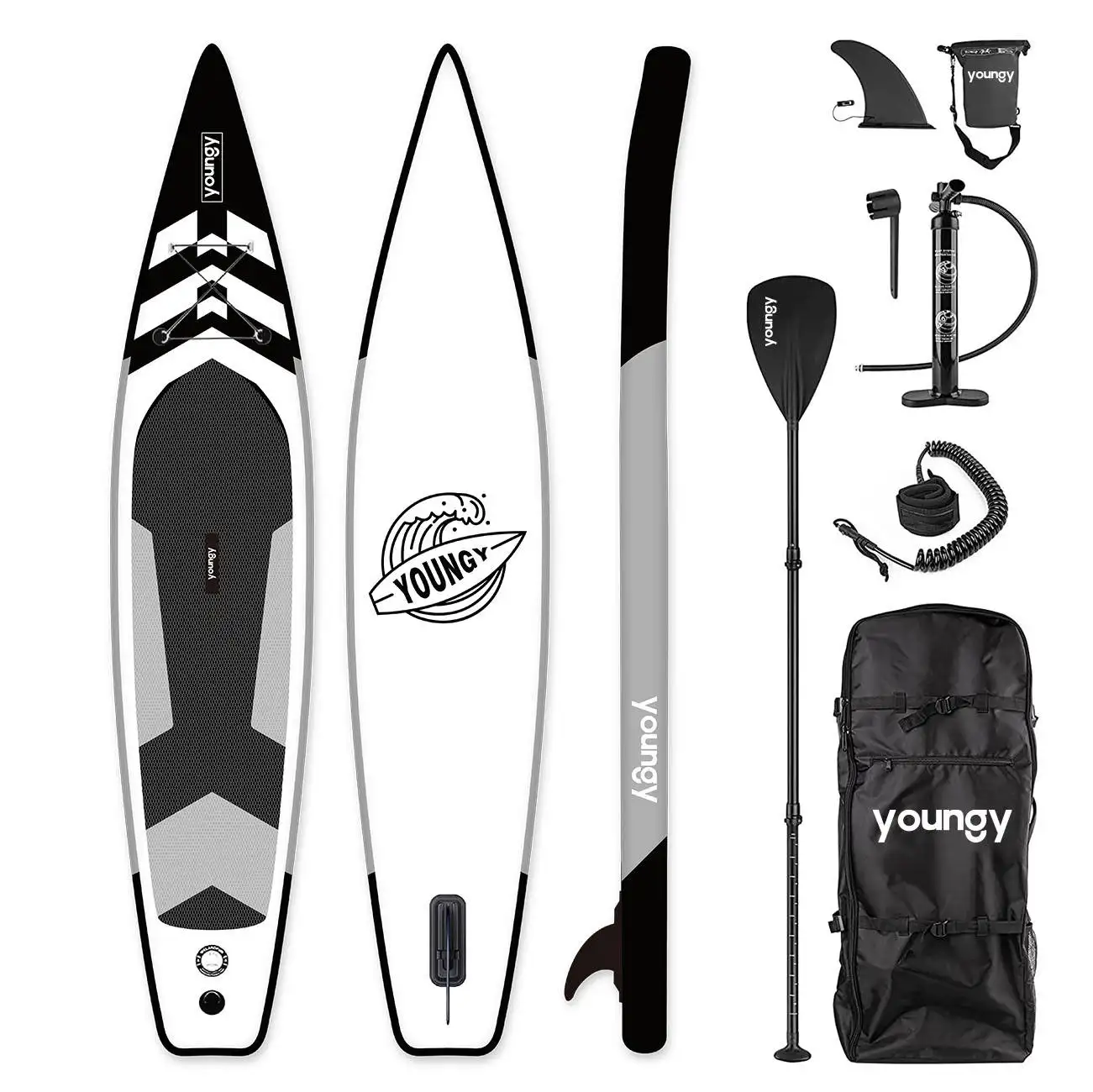 Longboard Surfboard New Arrival Stand up Paddle Board Inflatable Sup Surf Board Isup Board for Fishing Floating Yoga Mat