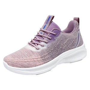 Zapatillas Deportivas Casuales para Mujer, Primavera, Verano, Otoño, Ligeras, con Cordones, Transpirables, Antideslizantes, de PVC - Product Image 4