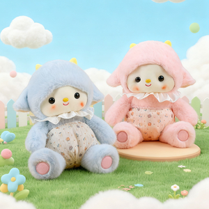 Nuovo Arrivo Creativo: Peluche di Pecora Cartoon '<span class=keywords><strong>Buonanotte</strong></span>', Morbido Giocattolo Calmante, Pupazzo di Agnello Imbottito con Espressioni Facciali <span class=keywords><strong>Carine</strong></span> - Product Image 5