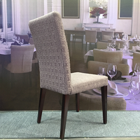 China Manufacturer Supply Cheap Aluminium Alloy Chair Brown Dining Chair