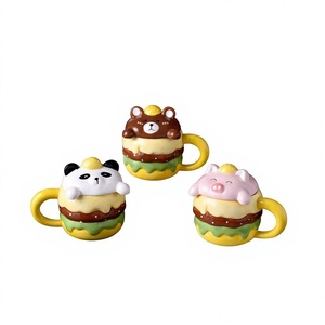 Taza <span class=keywords><strong>de</strong></span> Cerámica con Forma <span class=keywords><strong>de</strong></span> Hamburguesa <span class=keywords><strong>de</strong></span> Cerdo y Tapa para Niñas, Recuerdo para <span class=keywords><strong>el</strong></span> Día <span class=keywords><strong>de</strong></span> <span class=keywords><strong>los</strong></span> <span class=keywords><strong>Solteros</strong></span> - Product Image 1