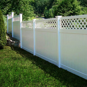 Barato compuesto recubierto de vinilo 6 '8' valla de celosía Estructura de celosía cercas y puertas de entrada paneles de cercado de celosía de plástico - Product Image 2