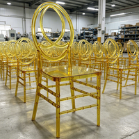 Chaises de banquet empilables de haute qualité, durables, pour hôtels, mariages, événements, type Tiffany Chiavari, vente en gros
