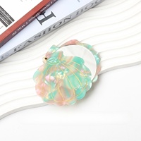 Miroir de maquillage portable pliable en acrylique de luxe Qianjin, fait à la main, pour femmes, miroir de poche rétro pour les voyages
