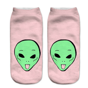 Nouveau emoji <span class=keywords><strong>dessin</strong></span> animé <span class=keywords><strong>chat</strong></span> art 3d imprimé femmes cheville chaussettes, bas coupe cheville chaussettes - Product Image 6